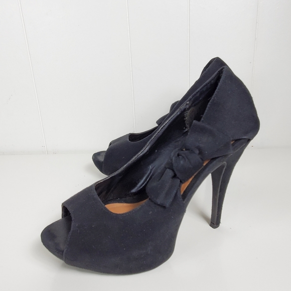 Xhilaration open toe 5" heels size 8.5 - Picture 5 of 11